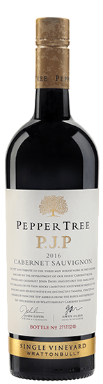 2016PepperTreePJPSingleVineyardWrattonbullyCabernetSauvignon